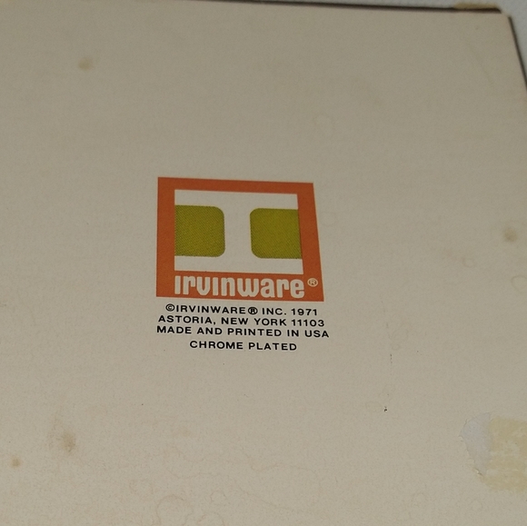 Vintage Irvinware Chrome Footed Trivet MCM Hot Plate - Picture 6 of 7